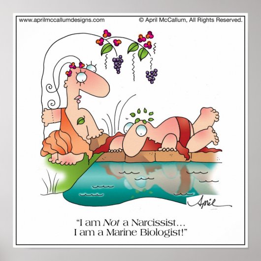 NARCISSIST Print door April McCallum (Voorkant)