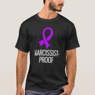 Narcissist Proof Domestic Violence Awareness Premi T-shirt