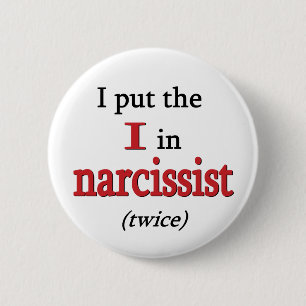 Narcissist Ronde Button 5,7 Cm