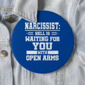 Narcissist Ronde Button 6,0 Cm (In situ)