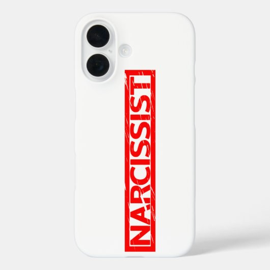 Narcissist Stamp Case-Mate iPhone Case (Achterkant)