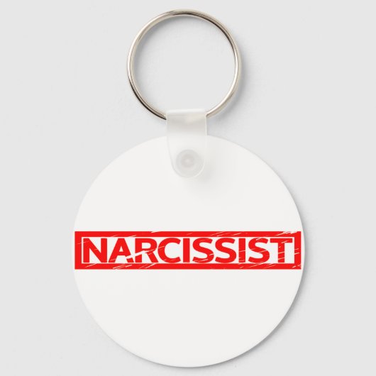 Narcissist Stamp Sleutelhanger (Voorkant)