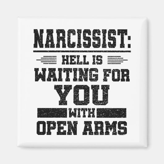 Narcissist Survivor Magneet (Voorkant)