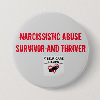 Narcissistic Abuse Survivor en Thriver Button