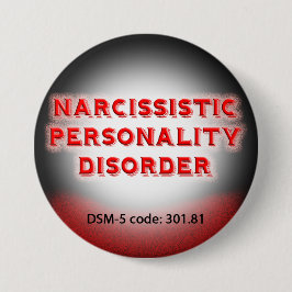 Narcissistic Personality Disorder DSM-5-toets Ronde Button 7,6 Cm