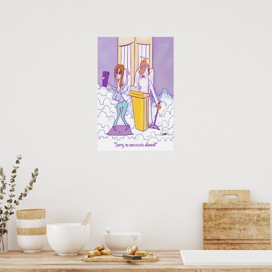 Narcissistisch Poster (Keuken)