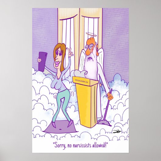 Narcissistisch Poster (Voorkant)