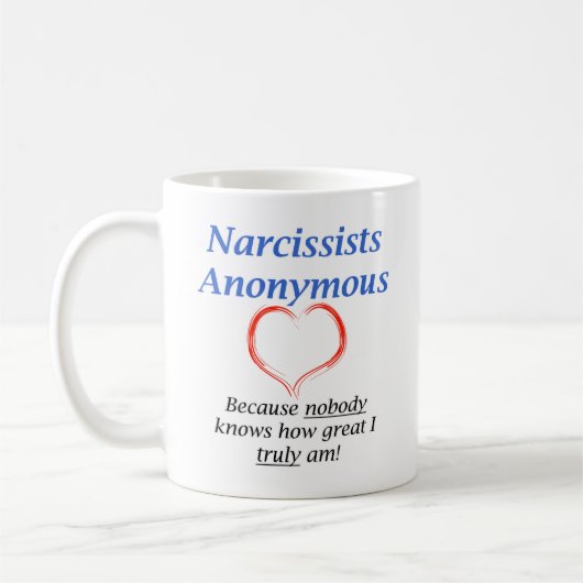 Narcissists Anonymous Koffiemok (Links)
