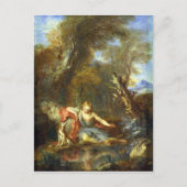 Narcissus, 1728 briefkaart (Voorkant)