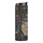 Narcissus at the Well, Medieval Tapestry Thermosbeker (Gedraaid links)