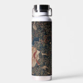 Narcissus at the Well, Medieval Tapestry Waterfles (Achterkant)