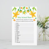 Narcissus Baby Animals Name Game (Staand voorkant)