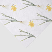 Narcissus Bloem Patroon Tissuepapier (Detail)