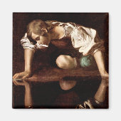 Narcissus Caravaggio Magneet (Voorkant)