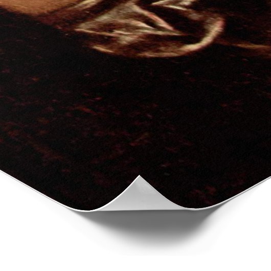 Narcissus Caravaggio Poster (Hoek)