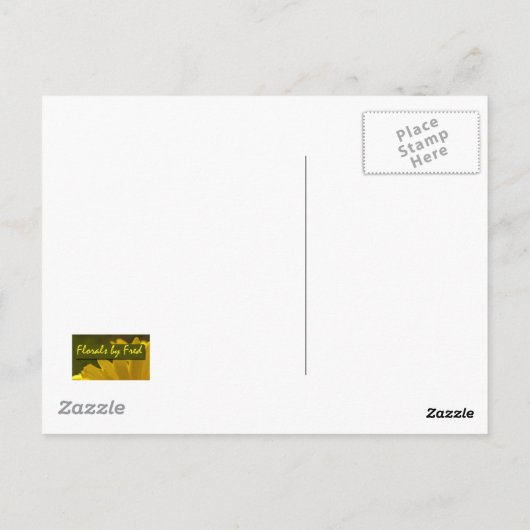 Narcissus Daffodil Briefkaart (Achterkant)