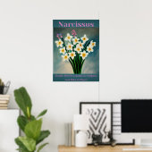 Narcissus December Poster van de Bloemkwaliteit (Thuiskantoor)