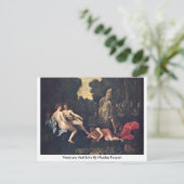 Narcissus en Echo van Nicolas Poussin Briefkaart (Staand voorkant)