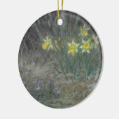 Narcissus Flowers and Violets (van Millet) Keramisch Ornament (Links)