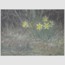 Narcissus Flowers and Violets (van Millet)