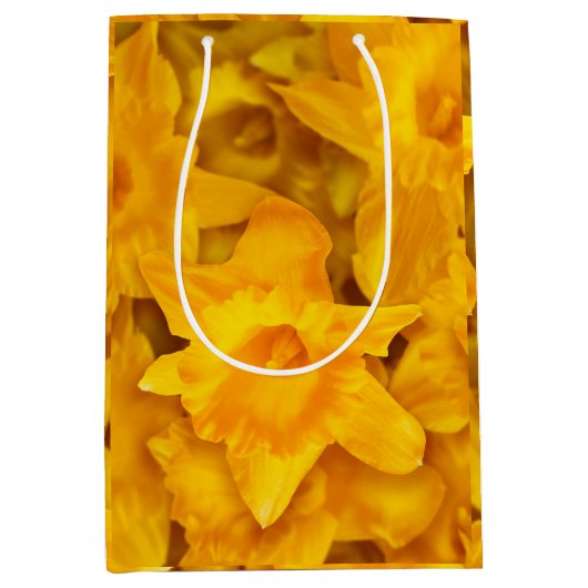 Narcissus Flowers Medium Cadeauzakje (Voorkant)