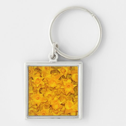 Narcissus Flowers Sleutelhanger (Voorkant)