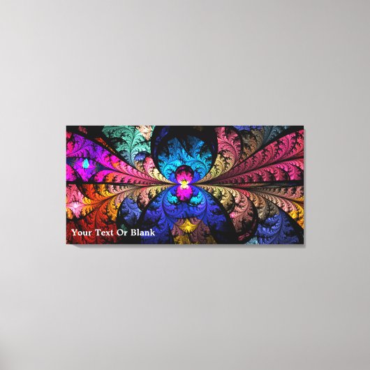 Narcissus Fractal Canvas Afdruk (Voorkant)