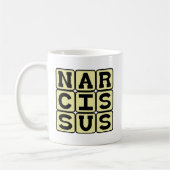 Narcissus, Grieks Myth Figuur Koffiemok (Links)