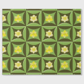 Narcissus in het gat in de schuurdeur cadeaupapier (Vlak)