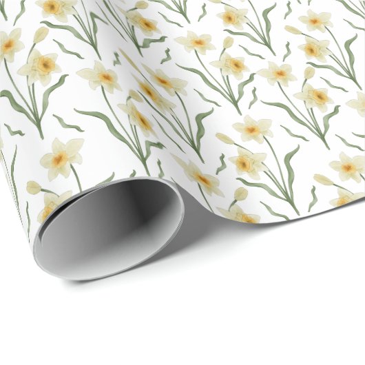 Narcissus-inpakpapier Cadeaupapier (Rol Hoek)