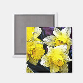 Narcissus Magneet (Voorkant / Achterkant)