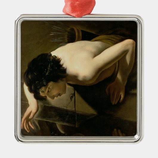 Narcissus Metalen Ornament (Voorkant)