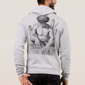 Narcissus Myth Minimalist Line Art Hoodie (Achterkant)