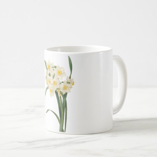narcissus (Narcissus tazetta) van Redouté Koffiemok (Voorkant rechts)
