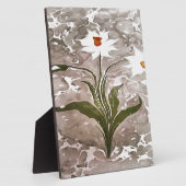 Narcissus on marble fotoplaat (Zijkant)