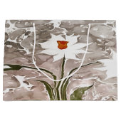 Narcissus on marble large cadeautasje (Voorkant)