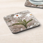 Narcissus on marble onderzetter (Linkerzijde)