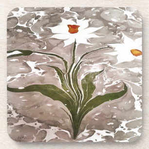 Narcissus on marble onderzetter
