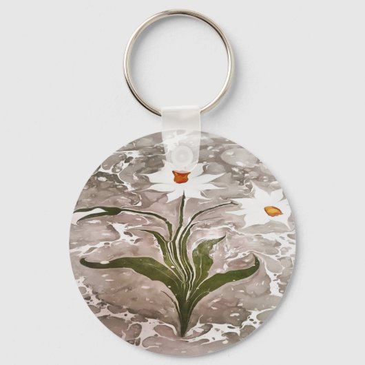 Narcissus on marble sleutelhanger (Voorkant)