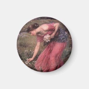 Narcissus Picking Flowers Magneet