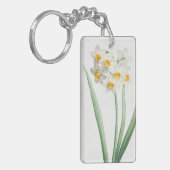 Narcissus, Pierre-Joseph Redouté, 1805 Sleutelhanger (Voorkant Links)