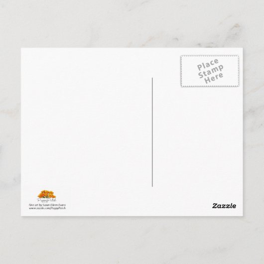 Narcissus Spring Briefkaart (Achterkant)