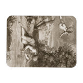 Narcissus transformeerde in een Bloem, 1730 (engra Magneet (Horizontaal)