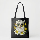 Narcissus & Uilenschedel Tote Bag (Voorkant)