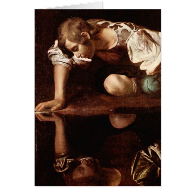 Narcissus van Caravaggio (Voorkant)