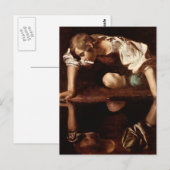 Narcissus van Caravaggio Briefkaart (Voorkant / Achterkant)