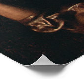 Narcissus van Caravaggio Poster (Hoek)