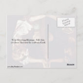 Narcissus van Michelangelo Merisi da Caravaggio Briefkaart (Achterkant)