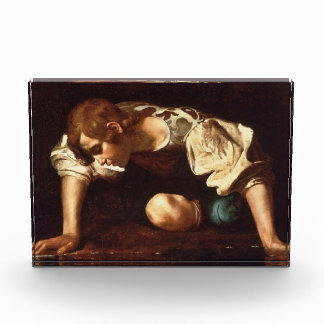 Narcissus van Michelangelo Merisi da Caravaggio Fotoblokken