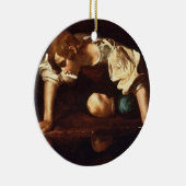 Narcissus van Michelangelo Merisi da Caravaggio Keramisch Ornament (Rechts)